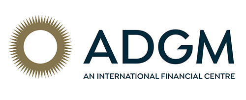 ADGM logo, international financial centre